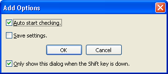 Add Options dialog (for files only)